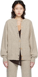 Baserange Taupe Soar Cardigan