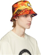 Moncler Genius 8 Moncler Palm Angels Reversible Orange Palm Bucket Hat