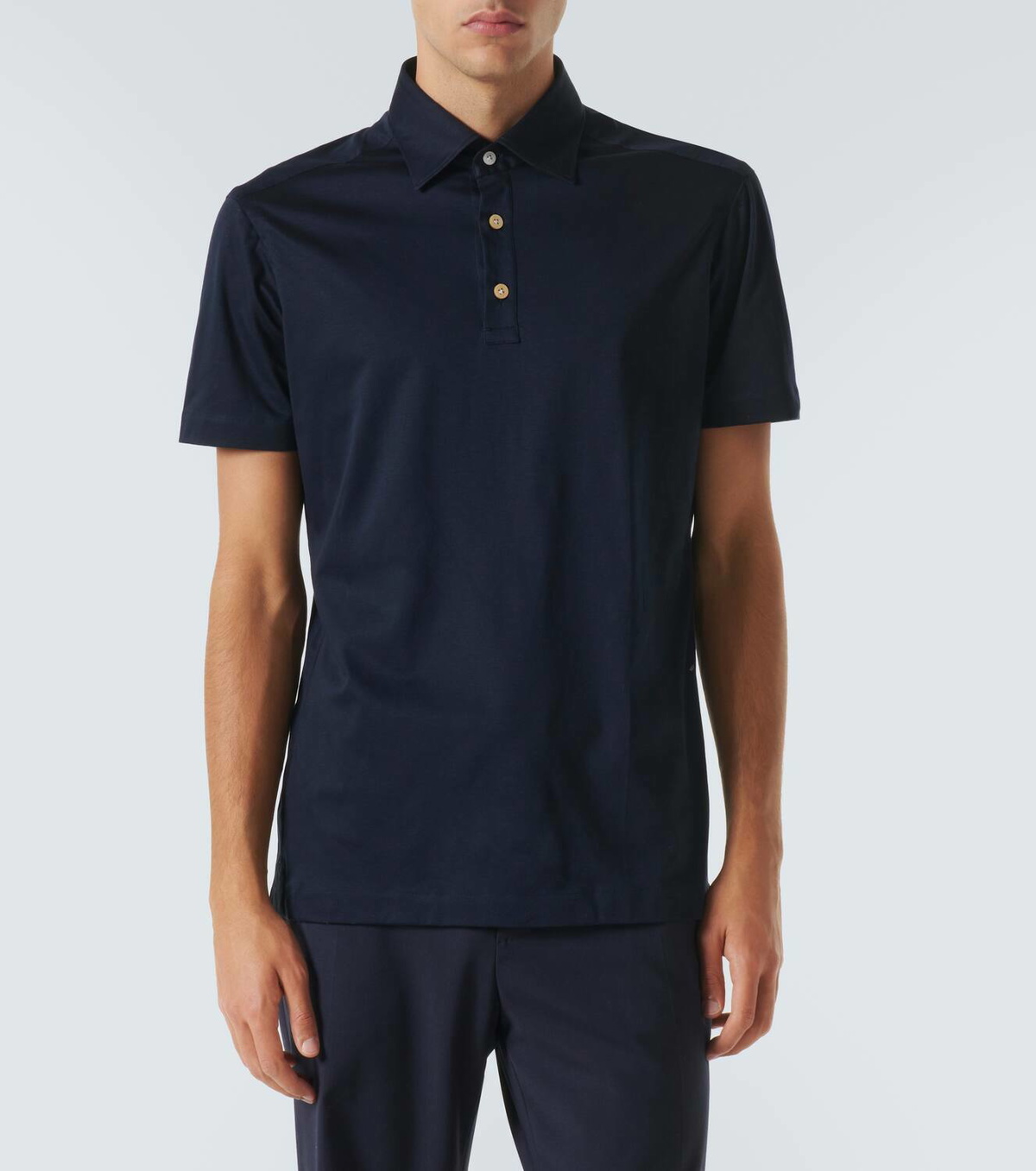 Kiton Cotton polo shirt