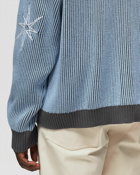 Adish Nujum Knitted Cardigan Blue - Mens - Zippers & Cardigans