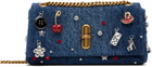 Marc Jacobs Blue 'The Trinket Charm Denim Dual Chain Mini' Bag