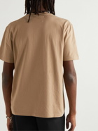 Maison Margiela - Three-Pack Organic Cotton-Jersey T-Shirts - Brown