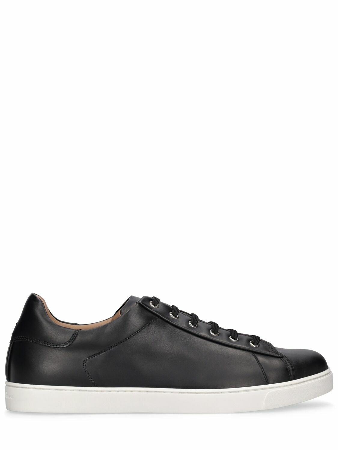 Photo: GIANVITO ROSSI - Low Top Leather Sneakers