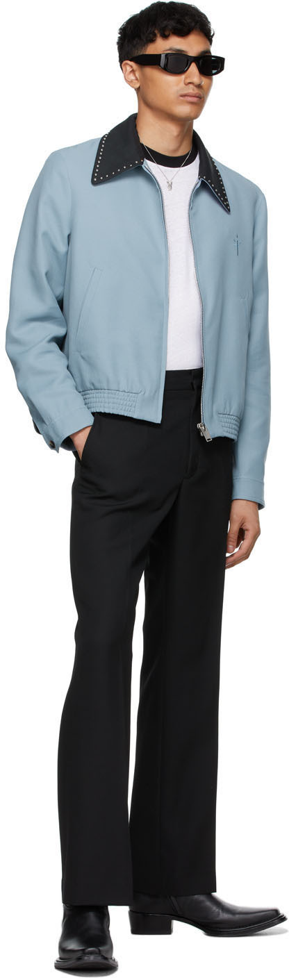 Second/Layer Blue Profundo Blouson Jacket Second/Layer