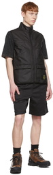 Stone Island Black Cotton Vest