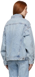Frame Blue 'Le Oversized Jacket' Denim Jacket