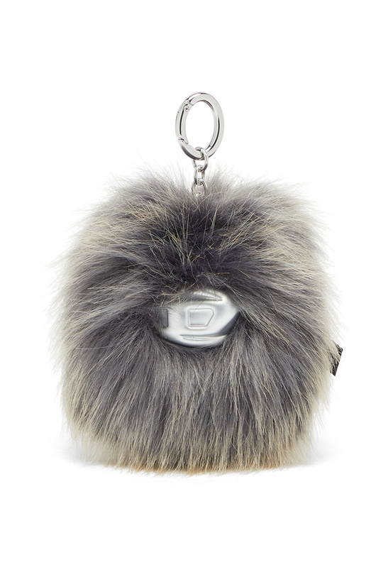 Photo: Diesel Furry charm with pendant - Charms and Keyrings - Unisex - Grey