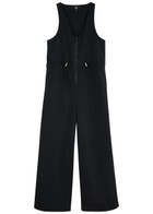 Represent Subway Wide-leg Nylon Jumpsuit Black