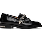 Toga Pulla Black Metal Loafers