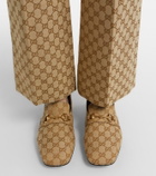 Gucci Horsebit GG Canvas loafers