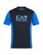 Ea7 Mens T-shirt Midnight in Blue