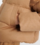 Max Mara The Cube Dalia camel hair puffer jacket