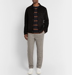 De Bonne Facture - Tapered Wool-Flannel Trousers - Gray