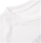 The Elder Statesman - Palm Springs Printed Cashmere and Silk-Blend T-Shirt - Neutrals