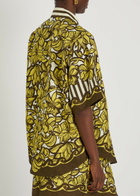 Alemais Mona Printed Hemp Shirt Yellow