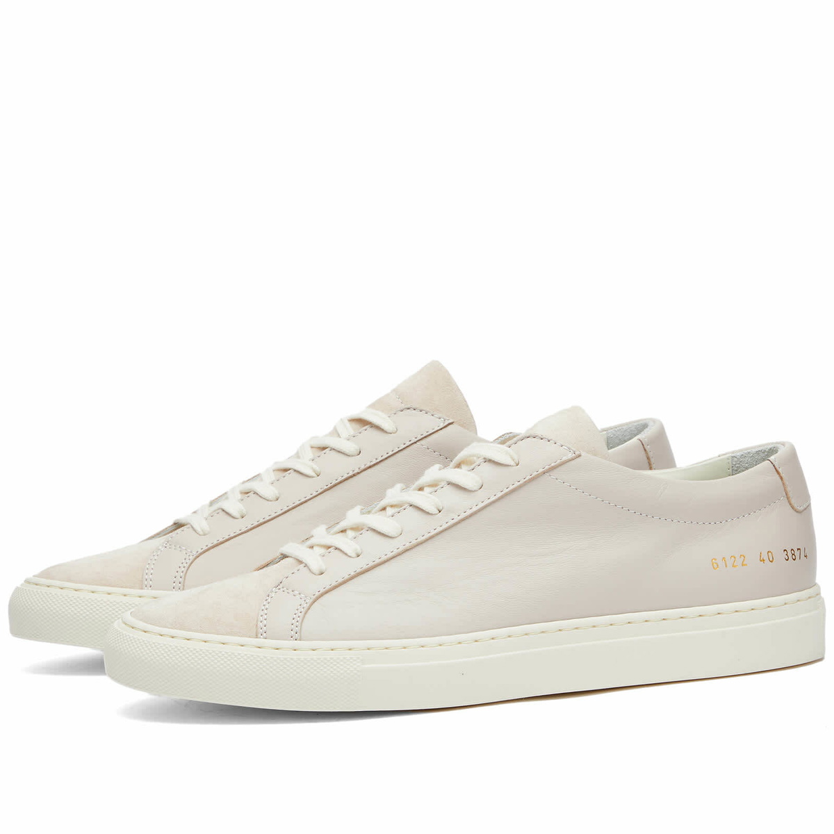 Woman by Common Projects Women's Original Achilles Suede Sneakers in Warm Grey