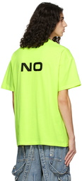 VTMNTS Yellow 'Yes No' T-Shirt