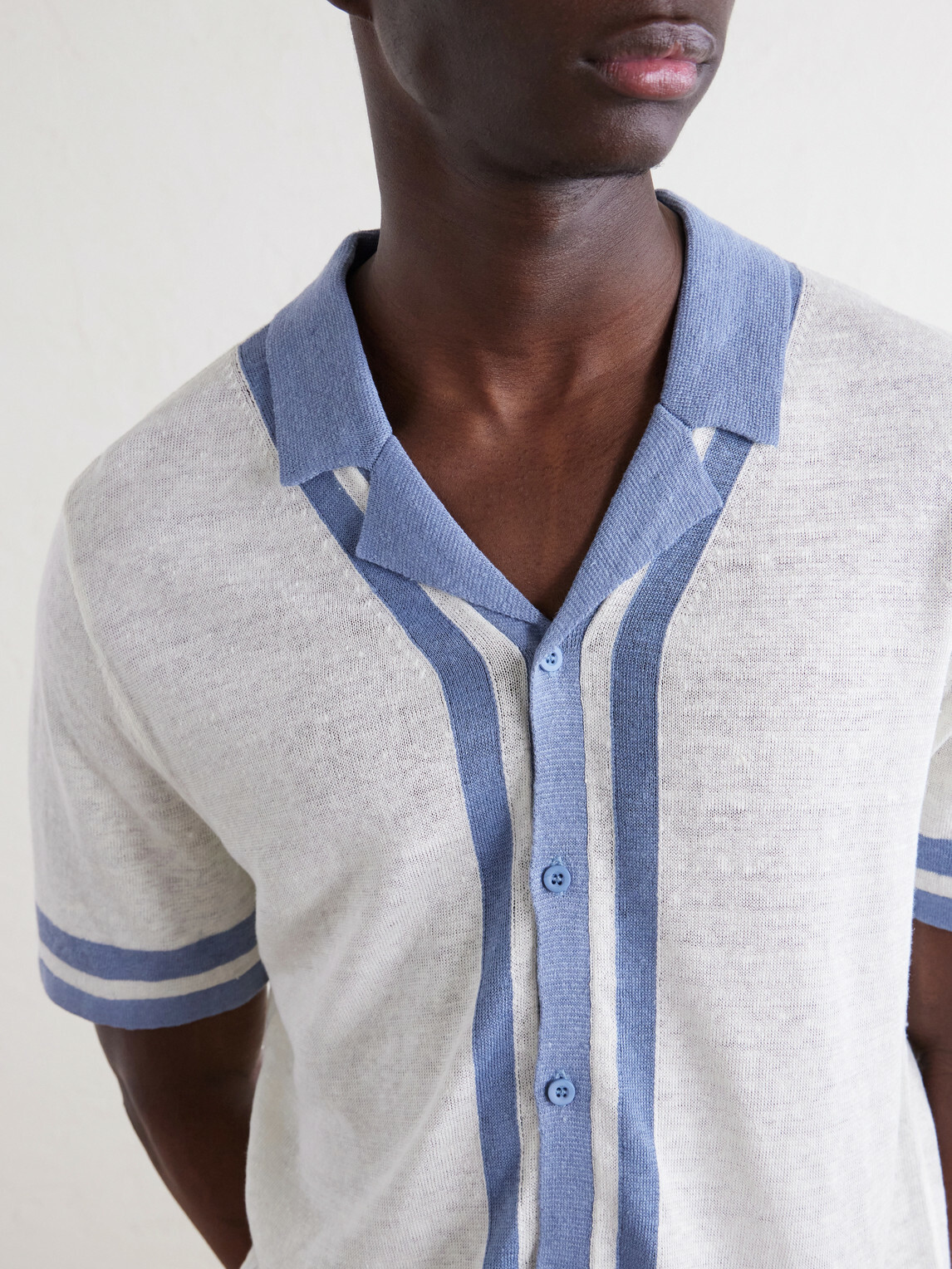Onia - Camp-Collar Linen Shirt - Neutrals