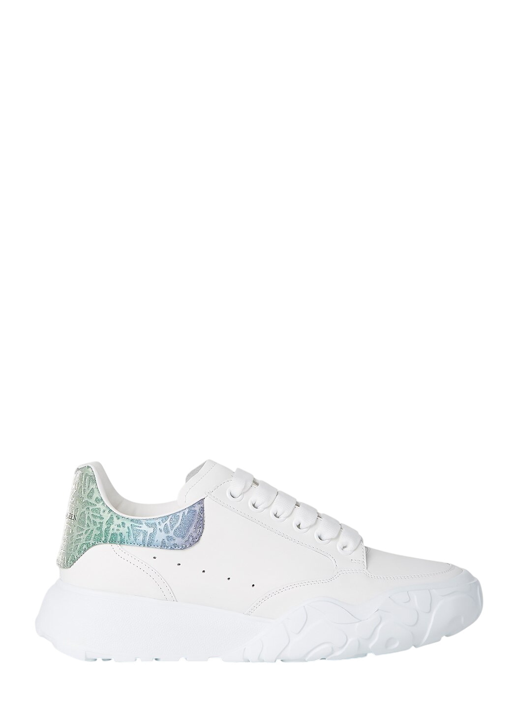 Alexander McQueen Oversized embellished leather sneakers Alexander