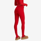 SKIMS Women's Cotton Rib Legging in Cranberry