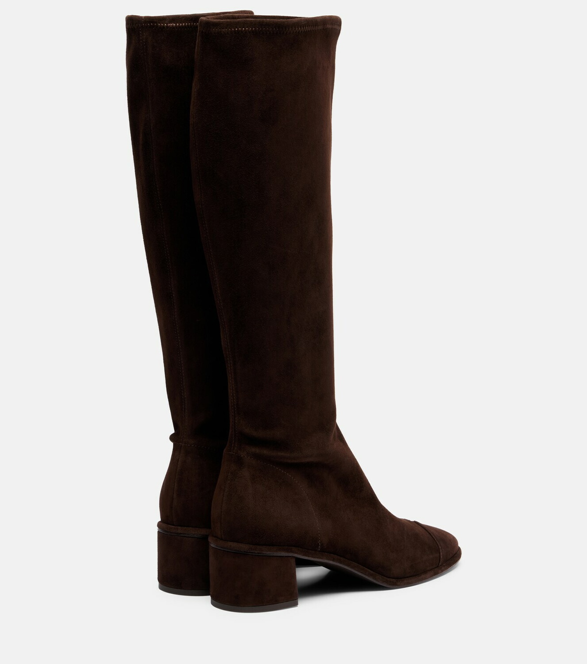 Tory Burch Cap-toe 55 suede knee-high boots