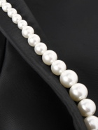 Simone Rocha - Bow and Faux Pearl-Embellished Shell Shoulder Bag