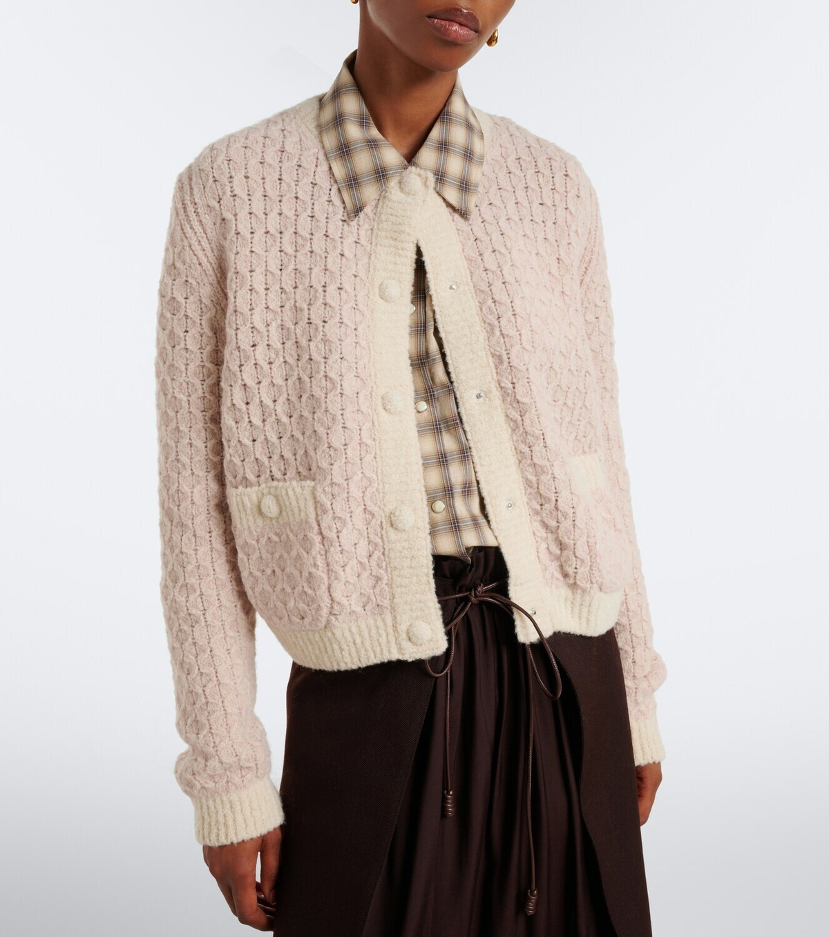 Moncler Wool and alpaca-blend cardigan