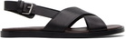 Lanvin Black Alto Sandals