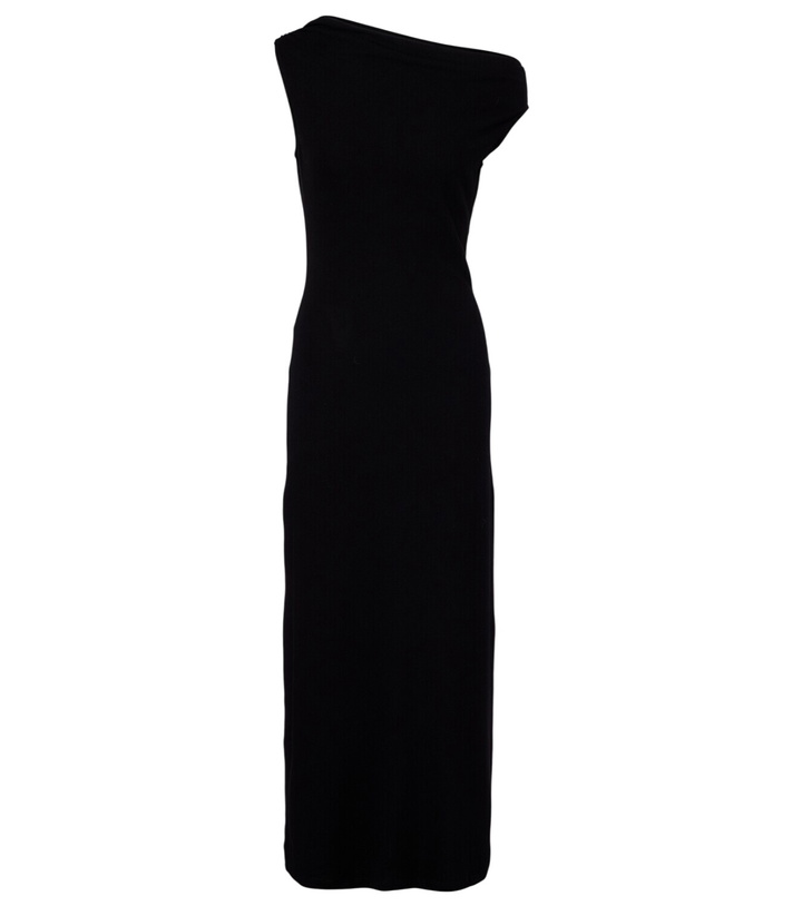 knee length dresses for ladies LESET Yoko Halter Maxi Dress in Sun in Cotton main image 0