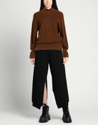 Manila Grace Womens Turtleneck in Brown