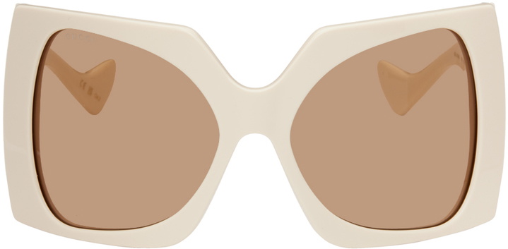 Photo: Gucci Off-White Square Sunglasses