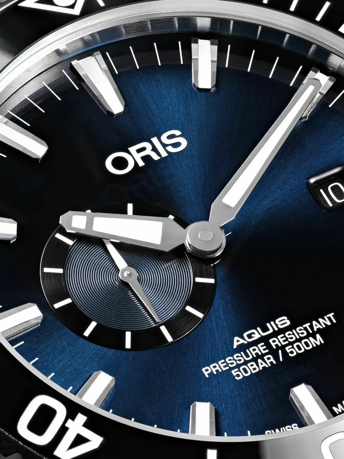 Oris Aquis Small Second Date Automatic 45.5mm Stainless Steel