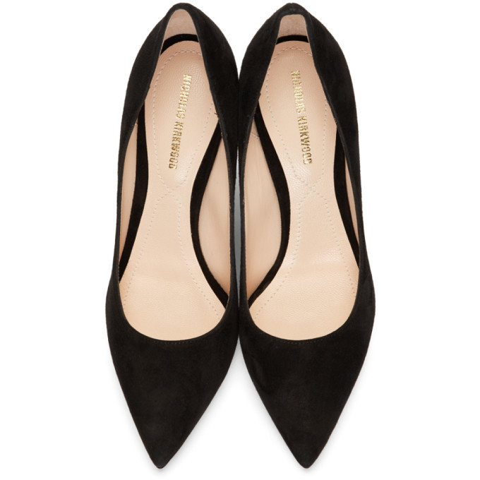 Nicholas Kirkwood Beige Suede Pump with