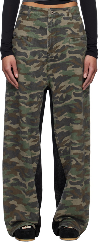 Photo: Fax Copy Express Khaki Casual Camouflage Jeans