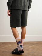 Isabel Marant - Straight-Leg Cotton-Blend Jersey Drawstring Shorts - Black