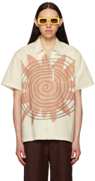 Jacquemus Beige Le Raphia 'La Chemise Banho' Shirt