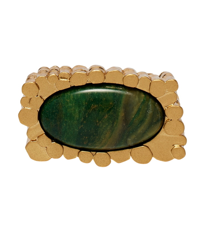 Photo: Zimmermann Wisp 16kt gold-plated embellished ring