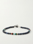 Mikia - Sterling Silver Multi-Stone Beaded Bracelet - Blue