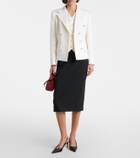Dolce&Gabbana Wool and silk-blend vest