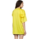 Raf Simons Yellow Displaced Sleeve T-Shirt