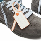 Off-White Women's Out Of Office Full Suede Sneaker in Dark Grey