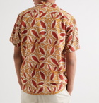 Beams Plus - Camp-Collar Printed Cotton-Poplin Shirt - Multi