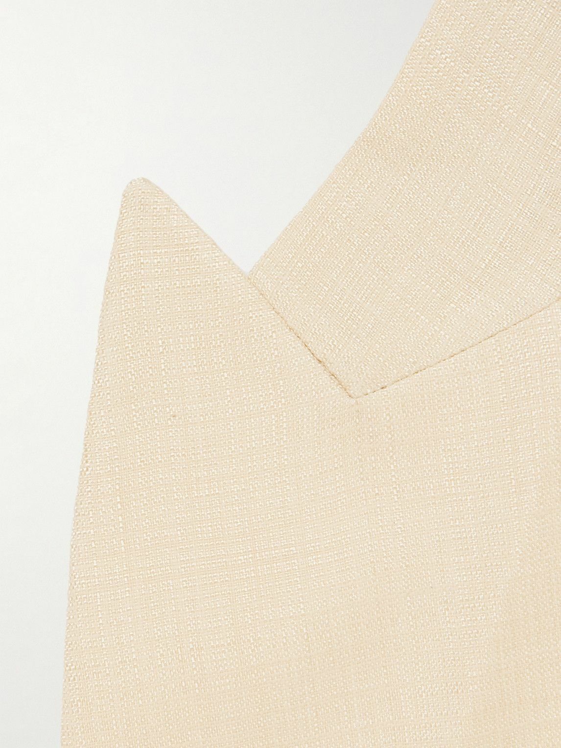 Wales Bonner - André Double-Breasted Woven Blazer - Neutrals
