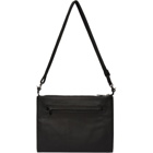 Yohji Yamamoto Black Signature Logo Crossbody Bag