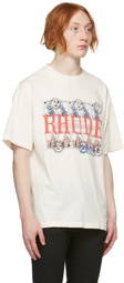 Rhude Off-White Stamp T-Shirt