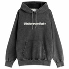 thisisneverthat Men's T-Logo Hoodie in Washed Black