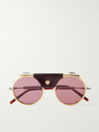 Jacques Marie Mage - Glacier Rocky Round Frame Sunglasses