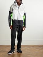 Nike - Storm-Fit ADV Colour-Block Recycled-Shell Hooded Jacket - Gray