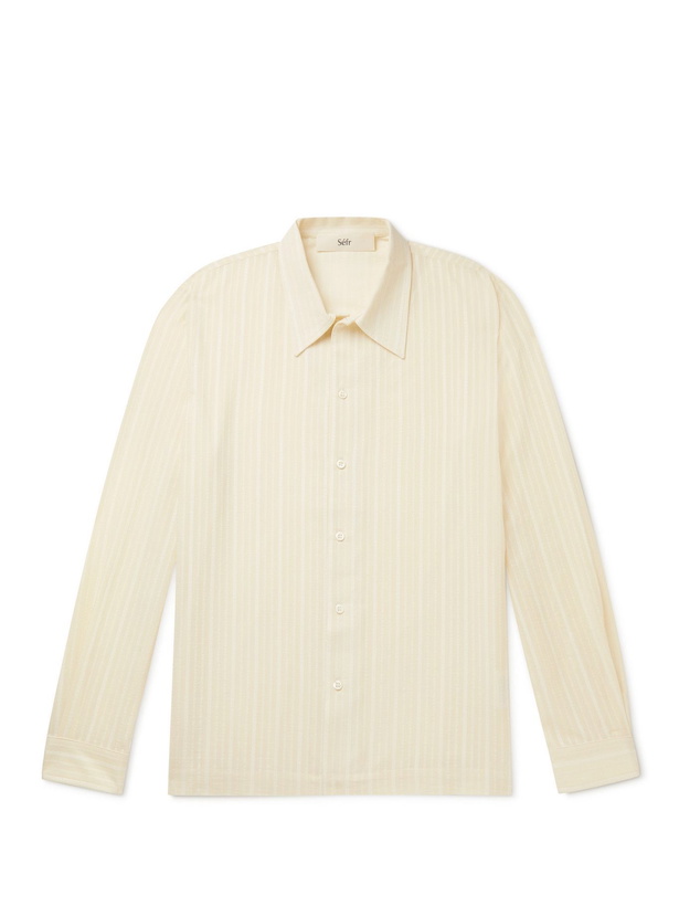 Photo: SÉFR - Ripley Woven Shirt - Neutrals