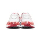 Nike White and Red Air Max 1 Sketch To Shelf Sneakers